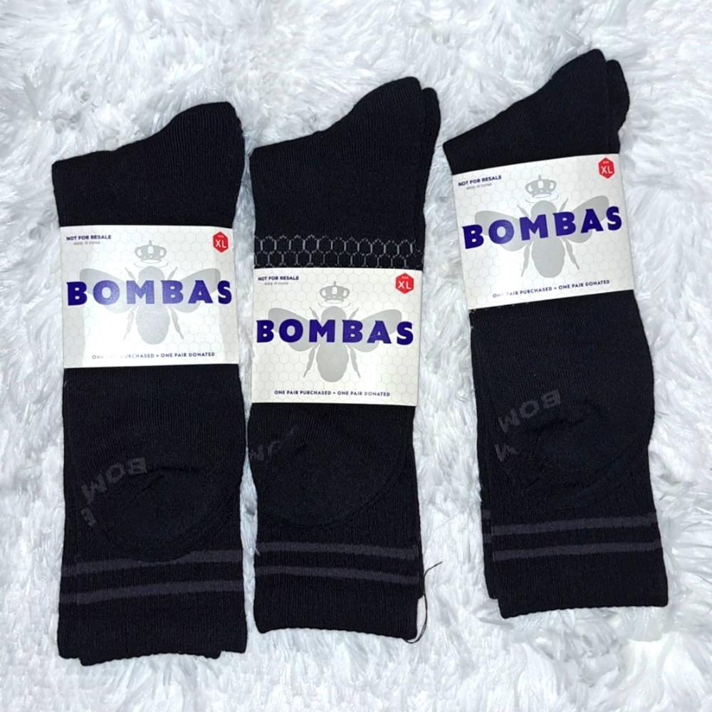 Bombas Tube (Long) Socks Lot (3)